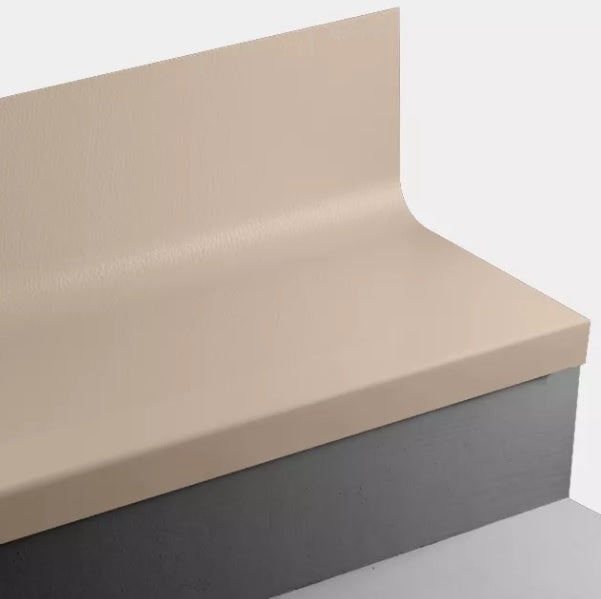 Johnsonite Sisal Hammered Rubber Stair Tread With Riser