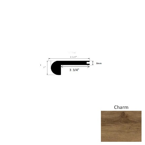 94" Flush Stair Nose - Ceramic Bead