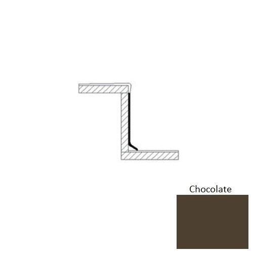Flextones Chocolate Rubber Risers - 7" x 72"