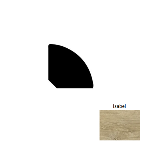 Sierra Isabel Luxury Vinyl Moulding / Trim - 94" Quarter Round - Aluminum Oxide
