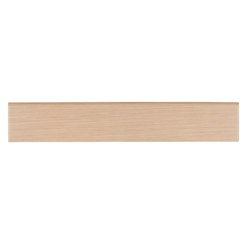 Focus Khaki Porcelain Bullnose - 3" x 18" - Matte