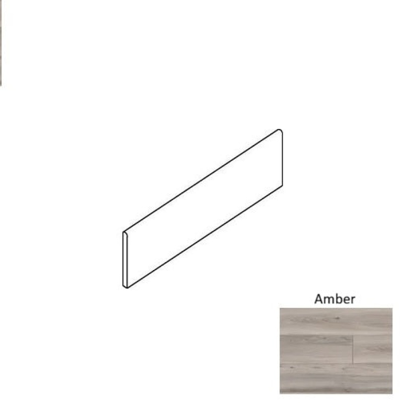 Eluvio Amber Porcelain Floor & Wall Trim