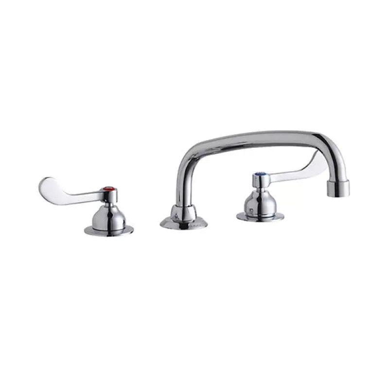 Lk800at10t4 Chrome Deck Mount Bathroom Faucet - Double Handle / Three Holes - Chrome