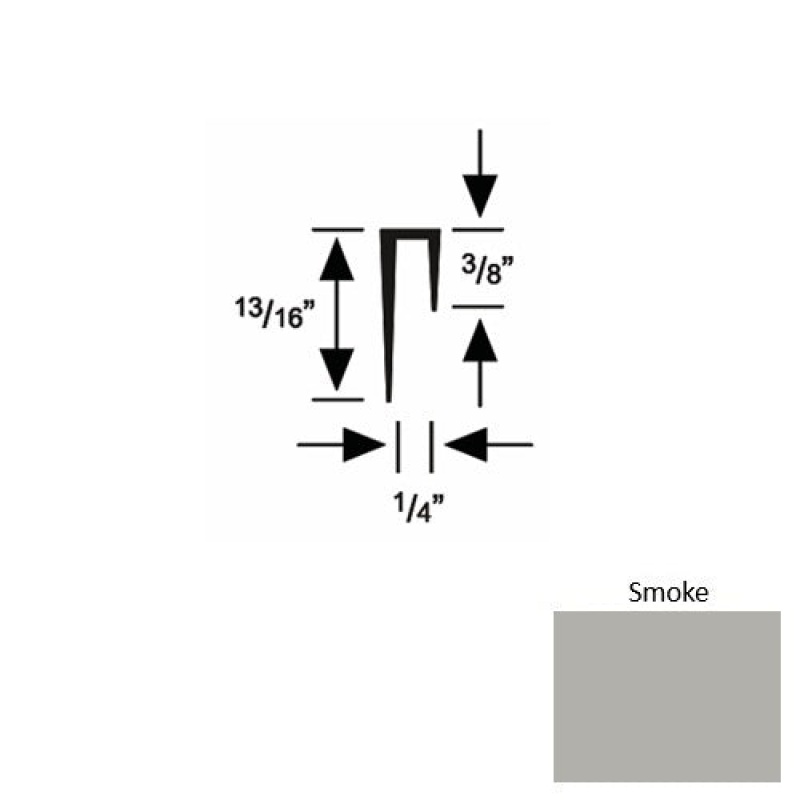 Solid 47 Smoke Rubber Cove Cap Square
