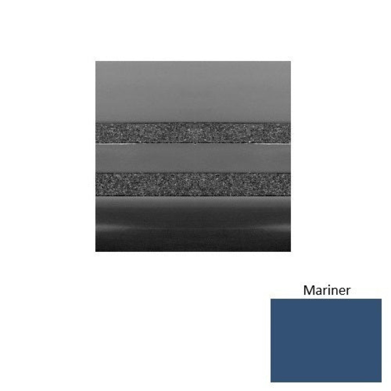 Solid 41 Mariner Heavy Duty Rubber (Rd) With Galley Red Abrasive Strip Stair Tread With Dupont Kevlar - Smooth