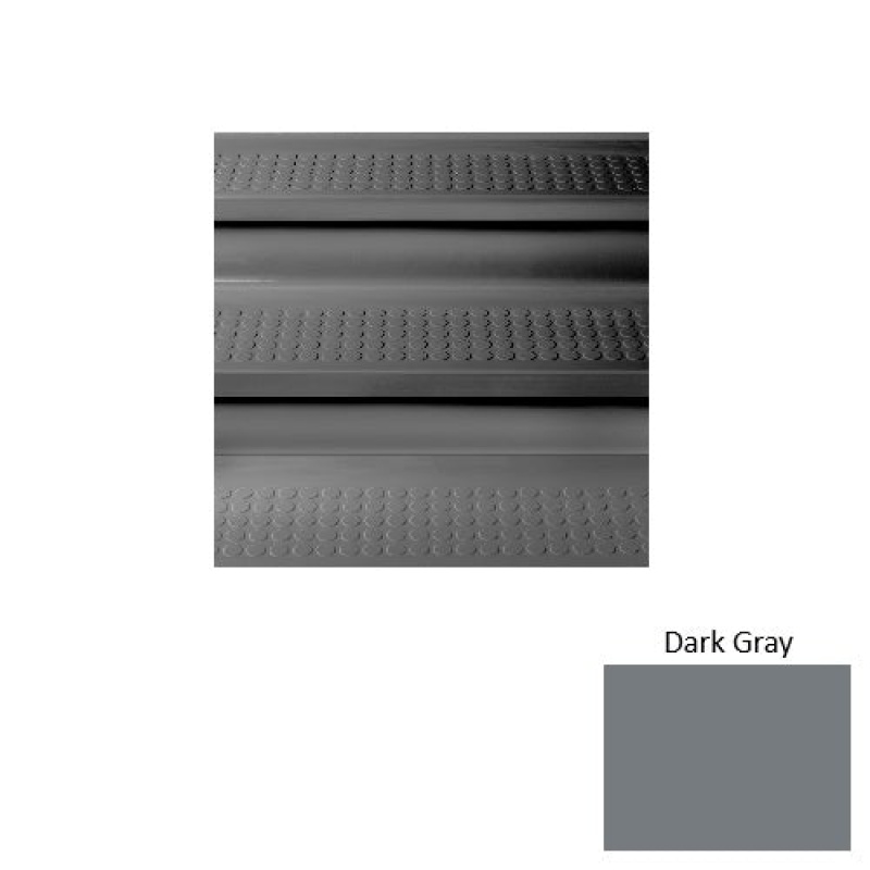 Performance Compound 96 Dark Gray Stair Tread with Riser