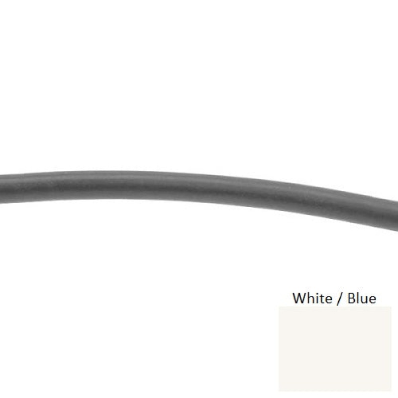 White / Blue Vinyl Welding Bead