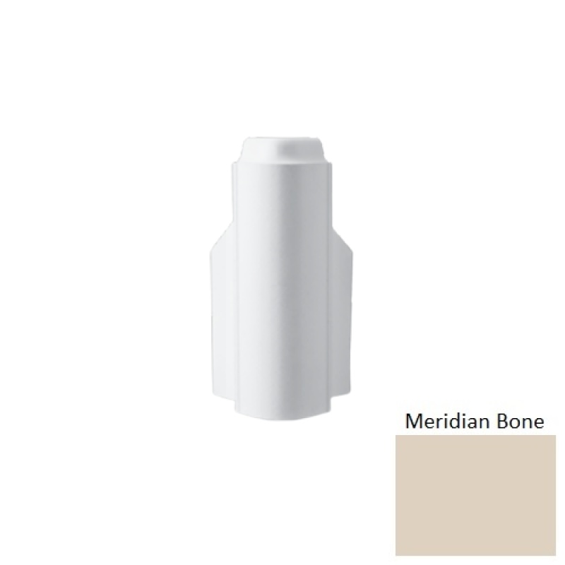 Rcb Meridian Bone Rubber Moulding Trim 8" Outside Corner Blocks