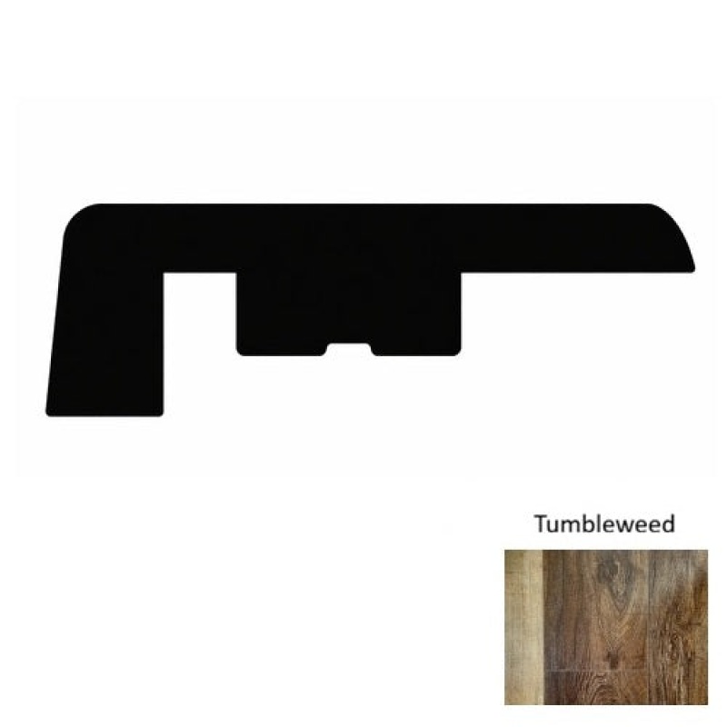 1400 Series Tumbleweed Luxury Vinyl Moulding / Trim - 94" End Cap - Embossed