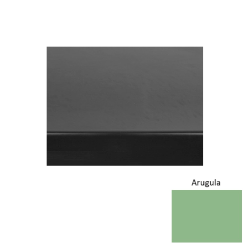 Solid 70 Arugula Light Duty Rubber (Sq) Stair Tread - Smooth