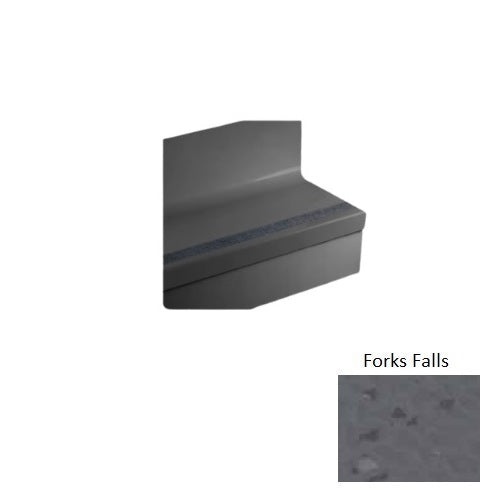 Johnsonite Forks Falls Bamboo Rubber Stair Tread with Riser