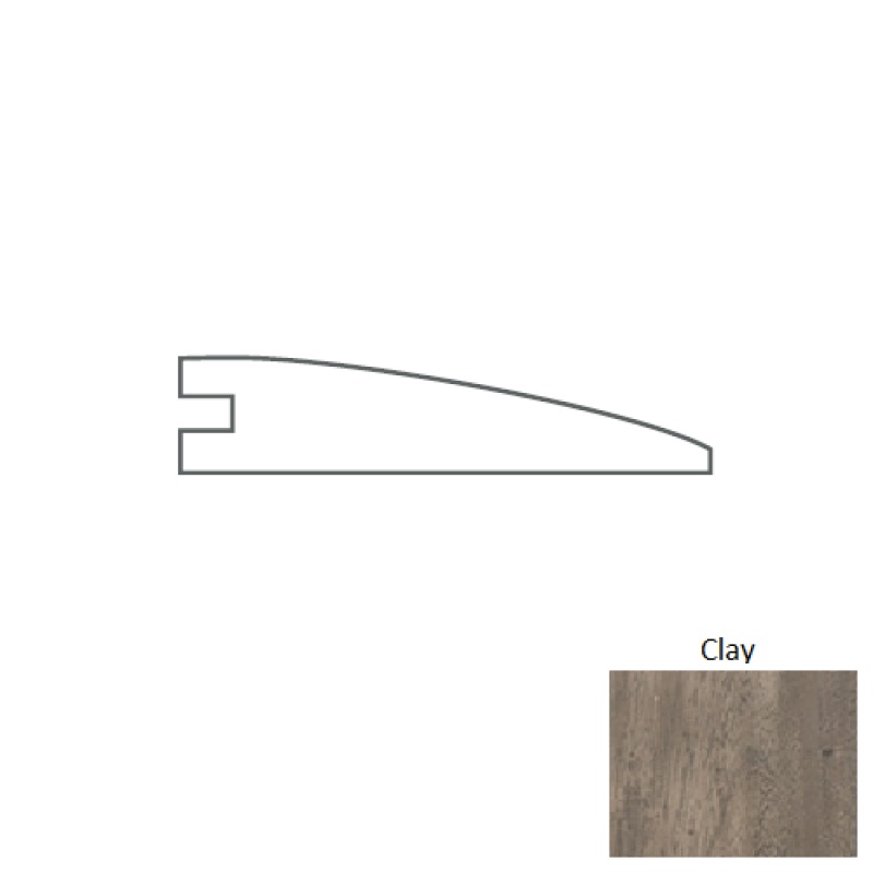 Antico Clay Hardwood Moulding / Trim Reducer