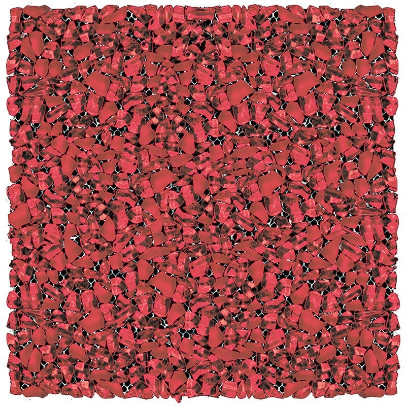 Gems Ruby Glass Mosaic - 11.2" x 11.2"
