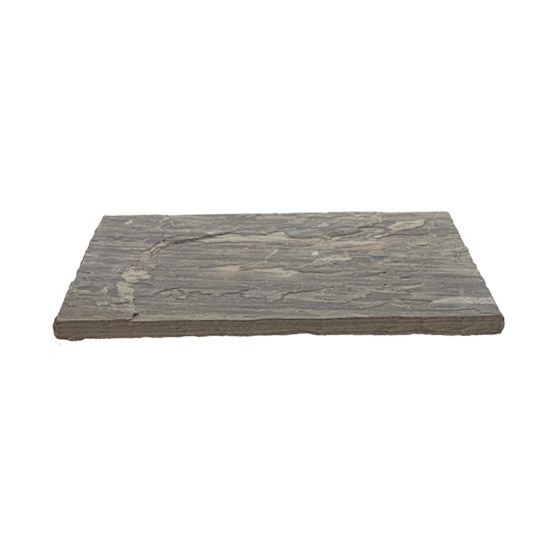 Ebony Black Sandstone Wall Cap - Natural Cleft - 14" X 24"