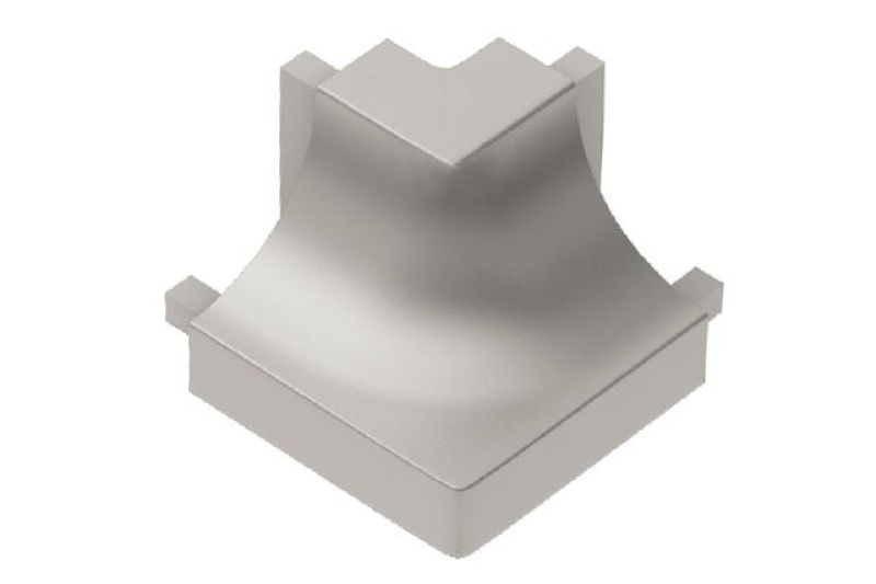 DILEX-AHK Satin Nickel Square Outside Corner Tile Trim, 1/2" X 1"