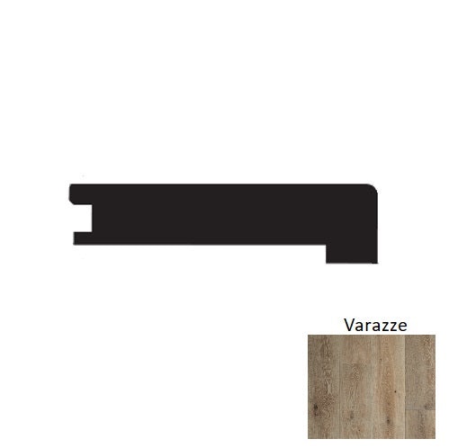 Mediterranean Varazze Hardwood Moulding / Trim - 3" X 90" Square Flush Stair Nose - Wire Brushed