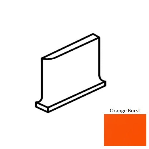 Color Wheel Classic Orange Burst Ceramic Wall Trim
