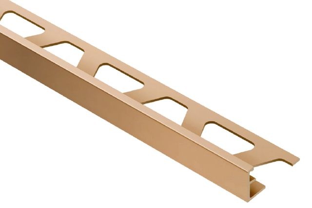 Jolly Satin Copper Anodized Aluminum Tile Edging Trim