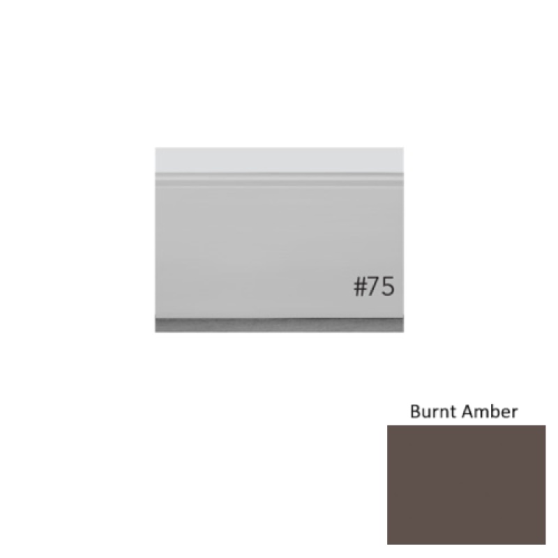 Pinnacle Plus #75 Level Burnt Amber Rubber Wall Base - 3" X 8 Ft