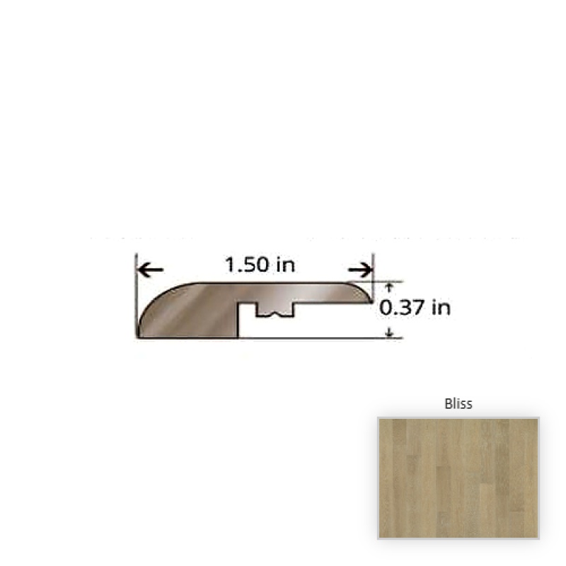 Serenity Oak Bliss Hardwood Moulding / Trim - 84.25" Reducer