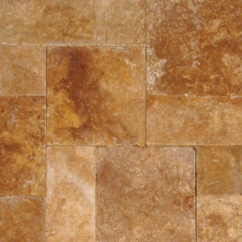 Tuscany Riviera Travertine Paver Versailles Pattern