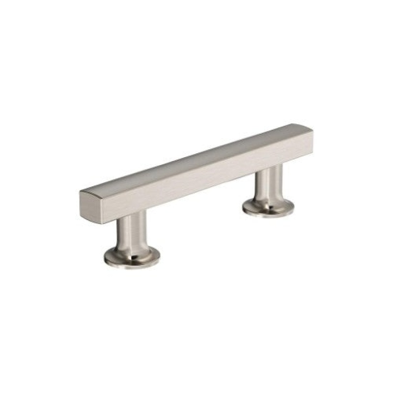 Everett Zinc Bar Cabinet Pull - Satin Nickel