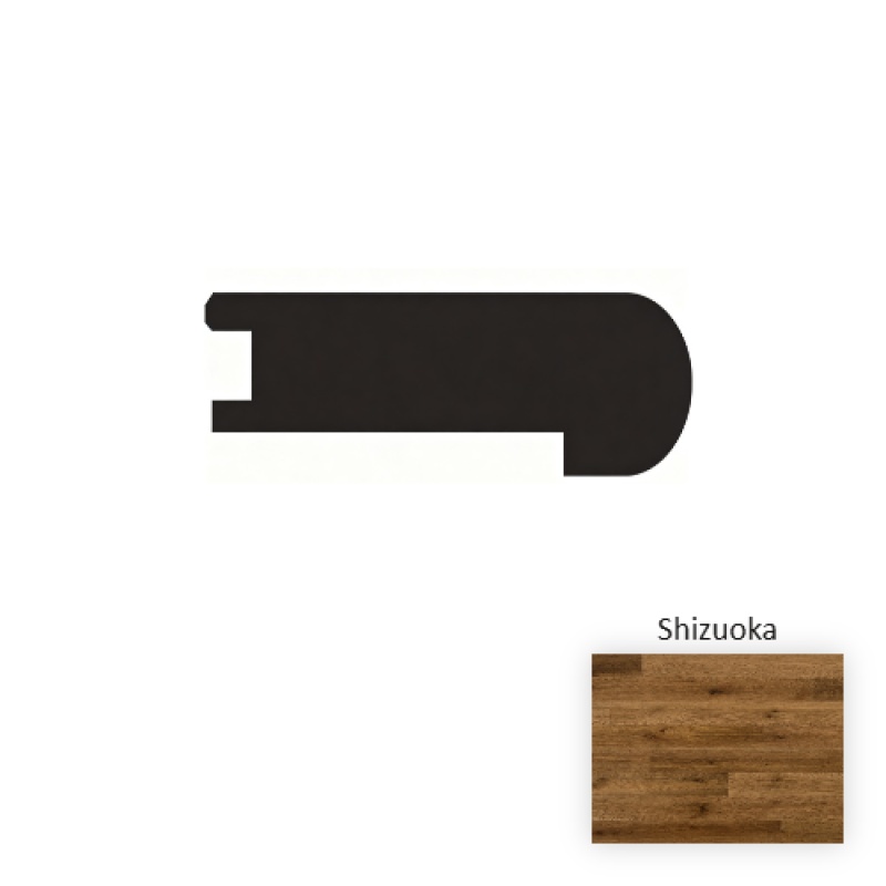 Mizunara Woods Shizuoka Hardwood Moulding / Trim - 3" X 90" Flush Stair Nose - 3" X 90"