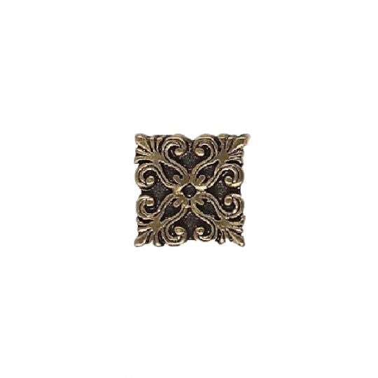 Massalia Bullion Metal Wall Trim - 1" x 1" Frieze Button - Matte