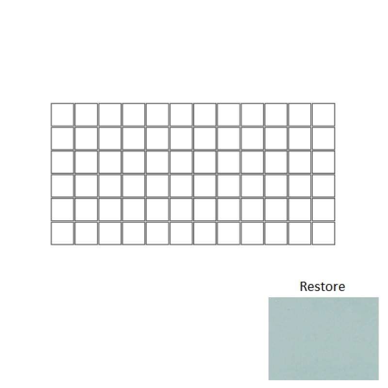 Color Story Mosaic Restore Ceramic Mosaic - 2" X 2" - Glossy