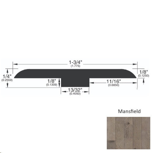 Trinity Mansfield Hardwood T Molding Trim