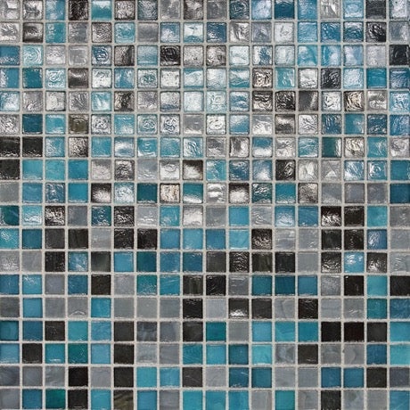 City Lights Rio Glass Mosaic - 1/2" X 1/2" - Glossy, Per Pack: 22 Enter Quantity In Sheets