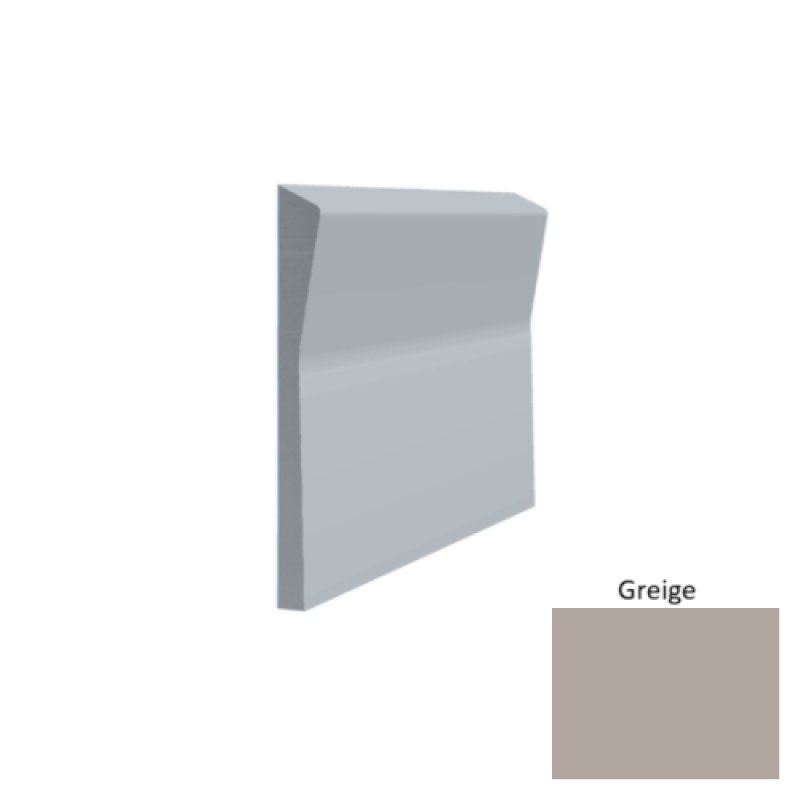 Contours #70 Valiant Greige Rubber Profiled Wall Base - Satin - 4 1/2" X 8 Ft