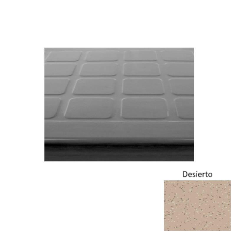 Fiesta 94 Desierto Raised Square Rubber (Sq) Stair Tread - Textured