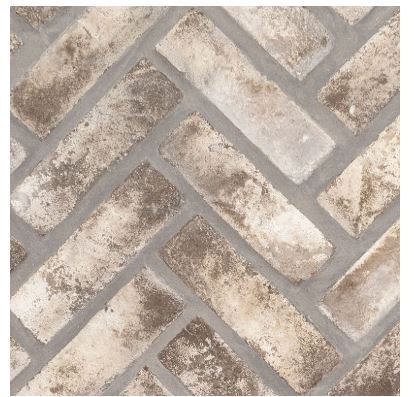 Doverton Gray Brick Herringbone Clay Tile