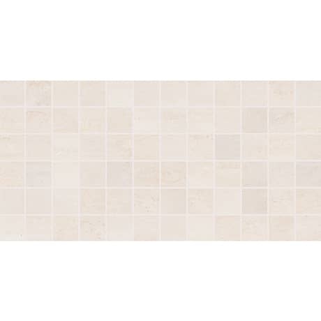 Cove Creek Off White Ceramic Mosaic - 2" X 2" - Matte