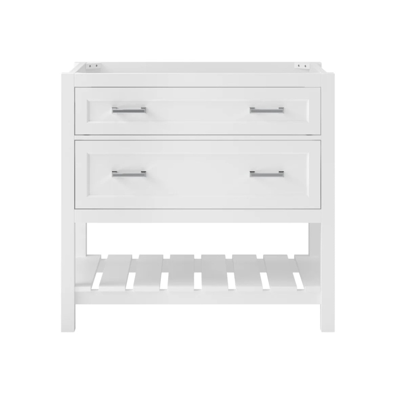 Lawson White Wood Freestanding Bathroom Vanity - 36"