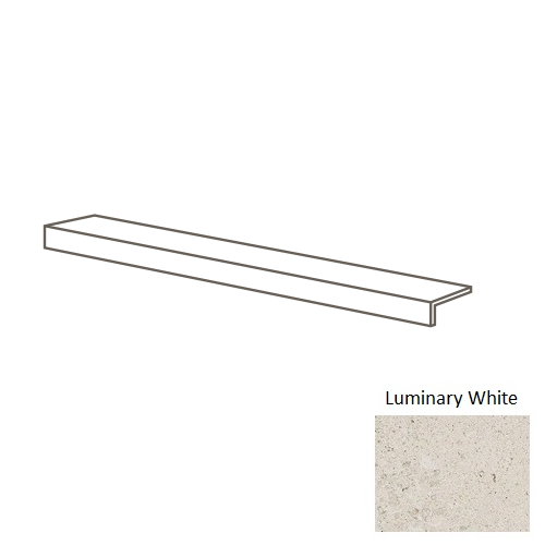 Dignitary Luminary White Porcelain Coping - Textured - 12" X 24"