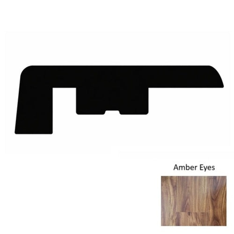 1900 Series Amber Eye Luxury Vinyl Moulding / Trim - 94" End Cap - Embossed