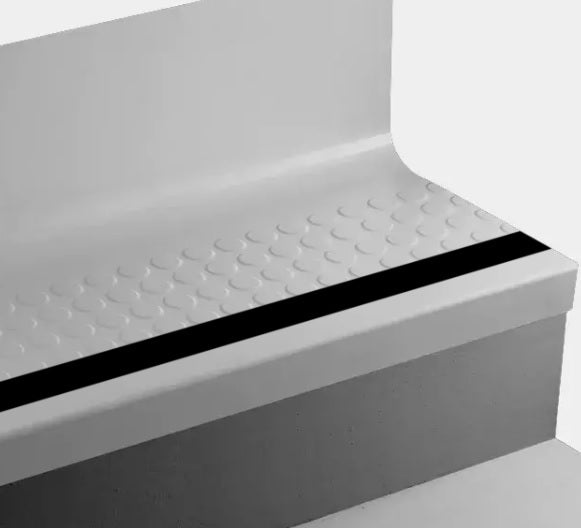 Johnsonite Platinum Raised Round Rubber Moulding Trim