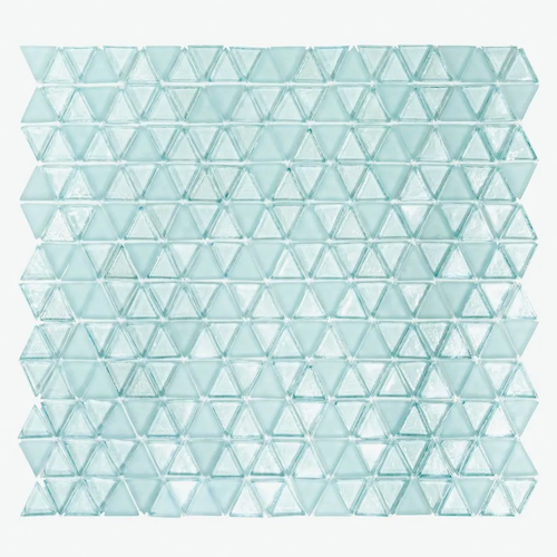Pool By Jeffrey Court Mo'orea Glass Mosaic - 7/8" Triangle - Multi Finish