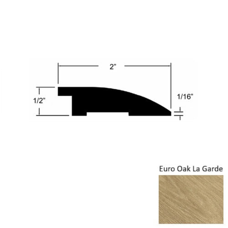 Provence Iii Euro Oak La Garde Hardwood Moulding / Trim - 2" X 78" Reducer - Urethane