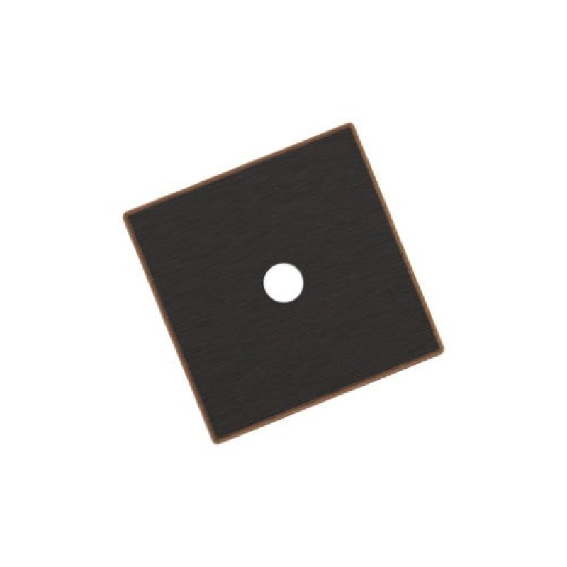 Ladera Zinc Knob Cabinet Backplate - Oil-Rubbed Bronze - 1 3/16" (30 Mm) Length
