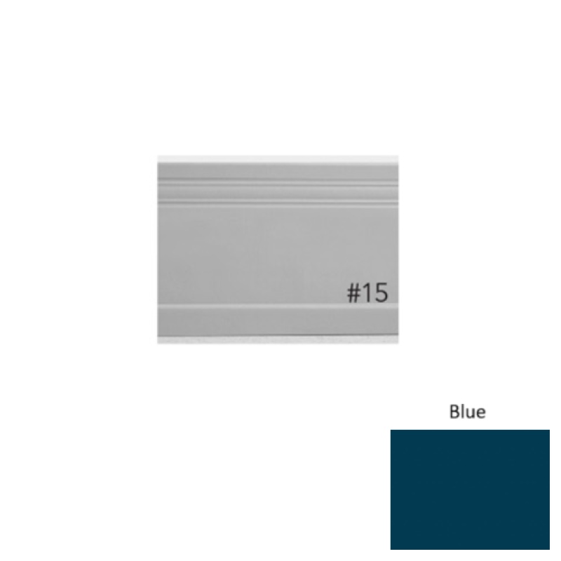 Pinnacle Plus #95 Invent Blue Rubber Coil Wall Base - 5 1/2" X 60 Ft