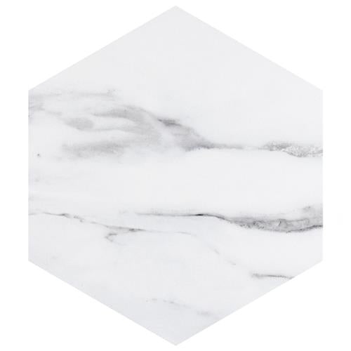 Marbilia Venato With Biotech Porcelain Tile - Matte - 11" X 13" Hexagon