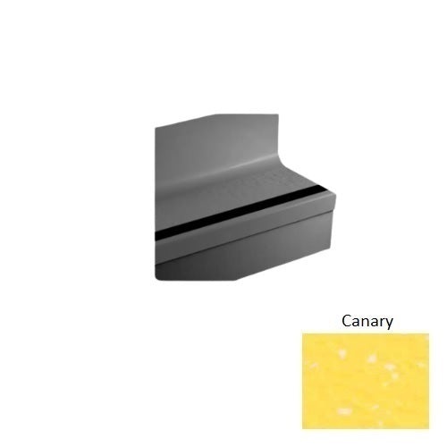 Johnsonite Canary Cubis Rubber Stair Tread with Riser