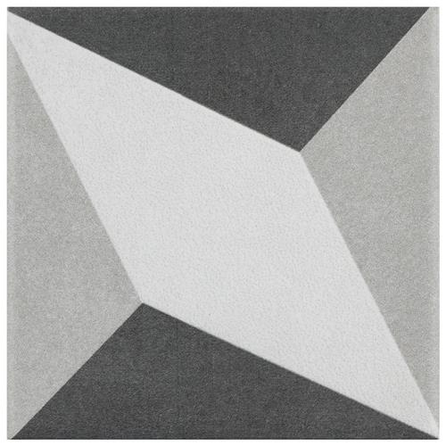 Twenties Mini Diamond Ceramic Tile - Matte - 4" X 4"