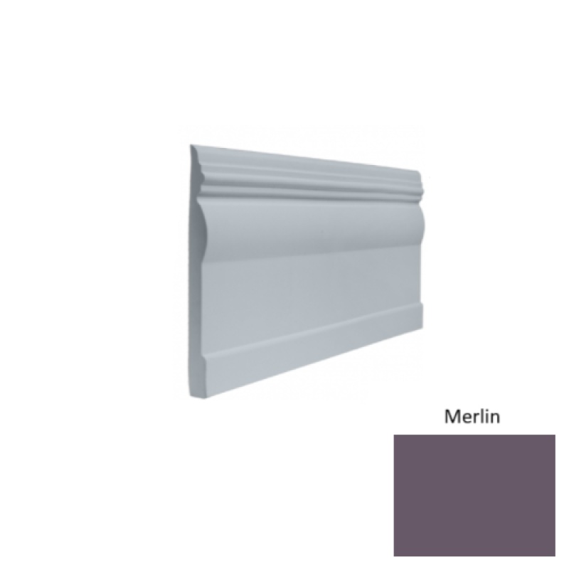 Contours #45 Novel Merlin Rubber Profiled Wall Base - Satin