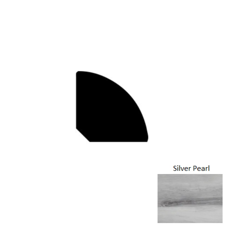 The Glacier Point Silver Pearl 94" Quarter Round