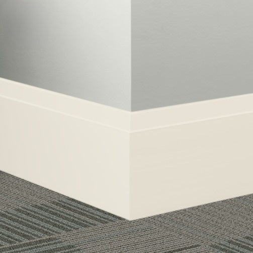 Johnsonite White Sand Rubber Millwork Contoured Wall Base