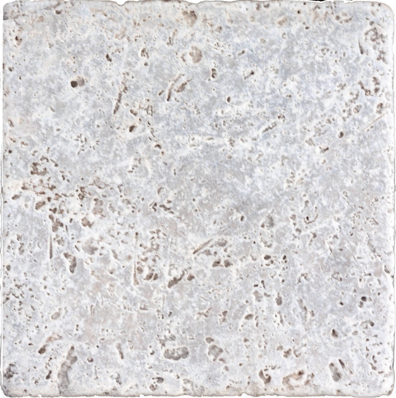 Silver Grey Travertine Tile - Tumbled